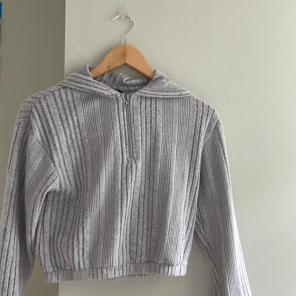 Art Class Girls Grey Quarter Zip Sweatshirt